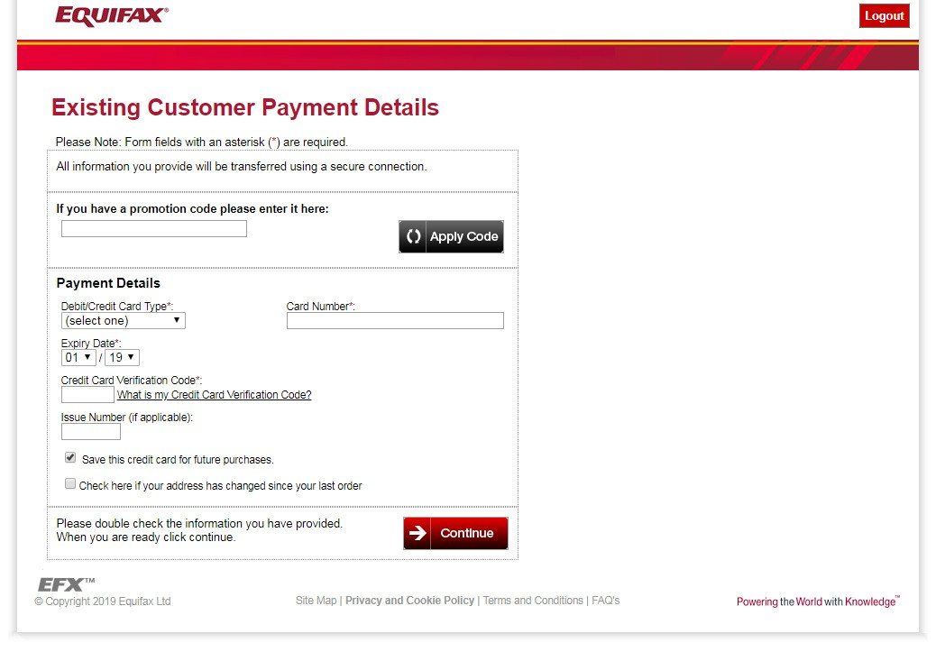 The payment page the user reached after clicking a ‘free’ button